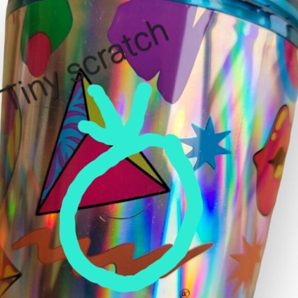 Starbucks 2023 Pride Glitter Cold Cup 24oz - Picture 3 of 6